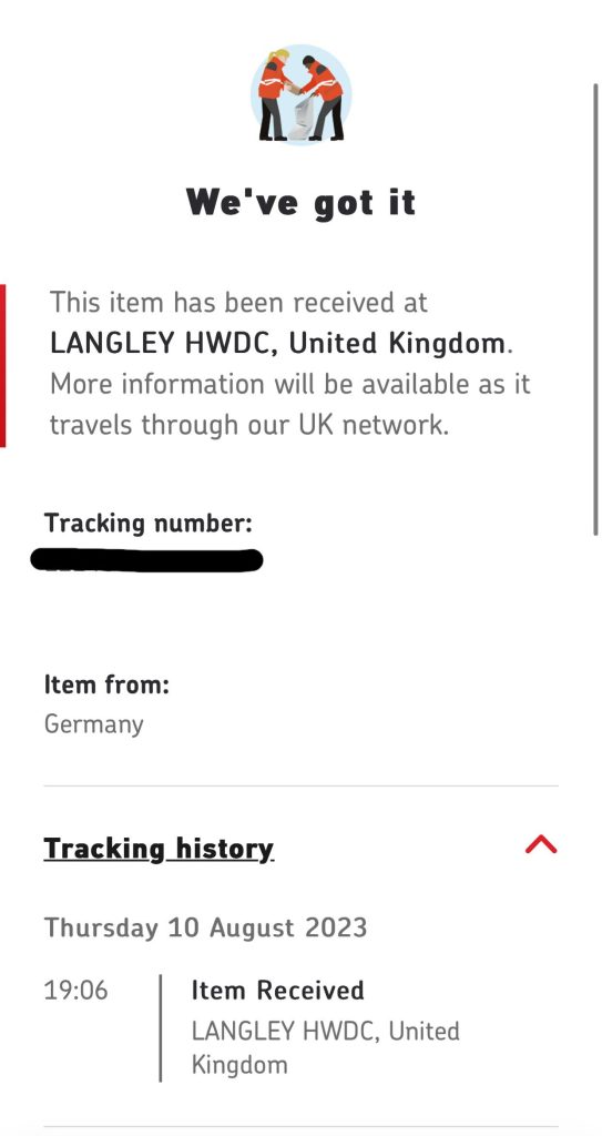 Royal Mail Tracking Not Updating