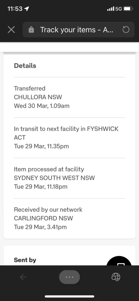 Transferred Meaning AusPost