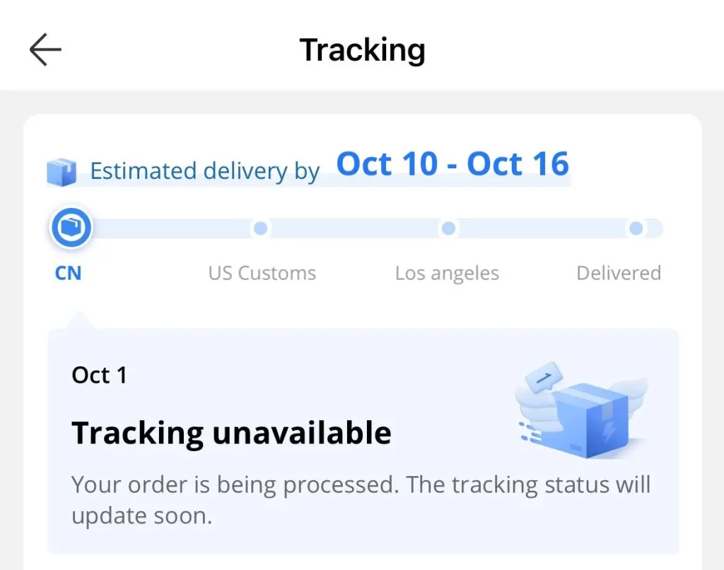 Tracking Unavailable AliExpress Meaning